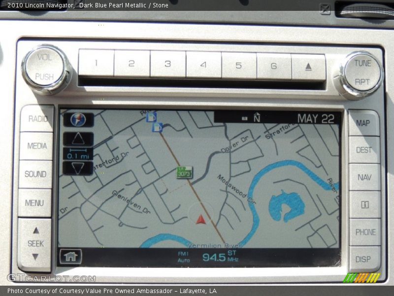 Navigation of 2010 Navigator 