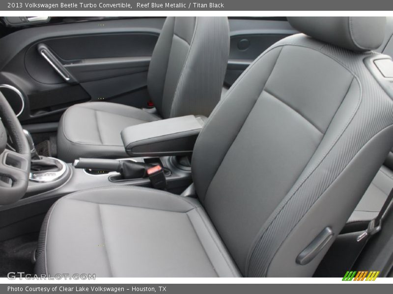 Reef Blue Metallic / Titan Black 2013 Volkswagen Beetle Turbo Convertible