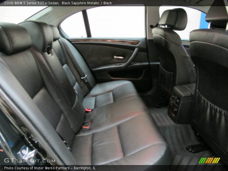 Black Sapphire Metallic / Black 2008 BMW 5 Series 535xi Sedan