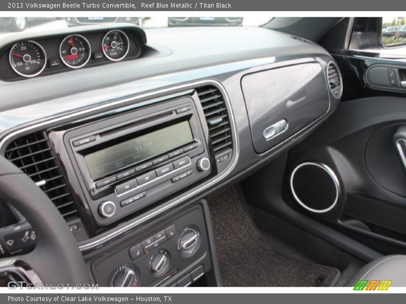 Dashboard of 2013 Beetle Turbo Convertible