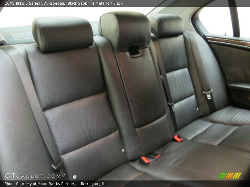 Black Sapphire Metallic / Black 2008 BMW 5 Series 535xi Sedan