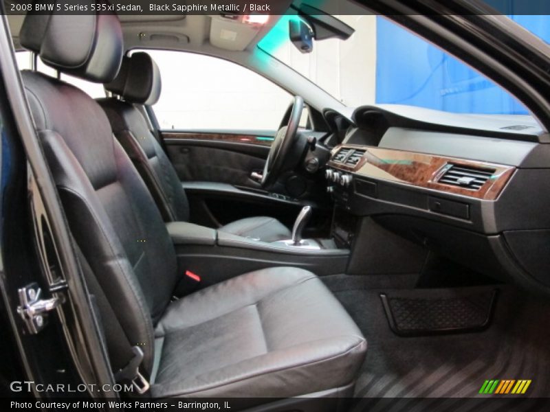 Black Sapphire Metallic / Black 2008 BMW 5 Series 535xi Sedan