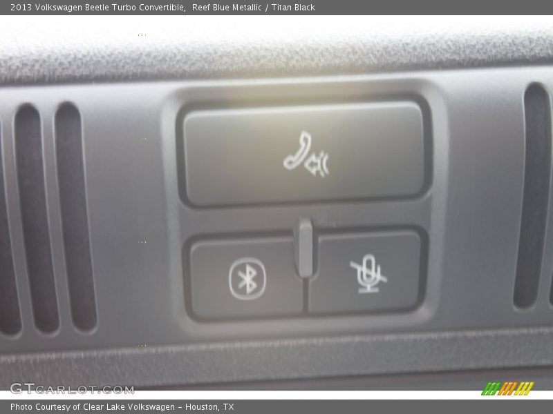 Reef Blue Metallic / Titan Black 2013 Volkswagen Beetle Turbo Convertible
