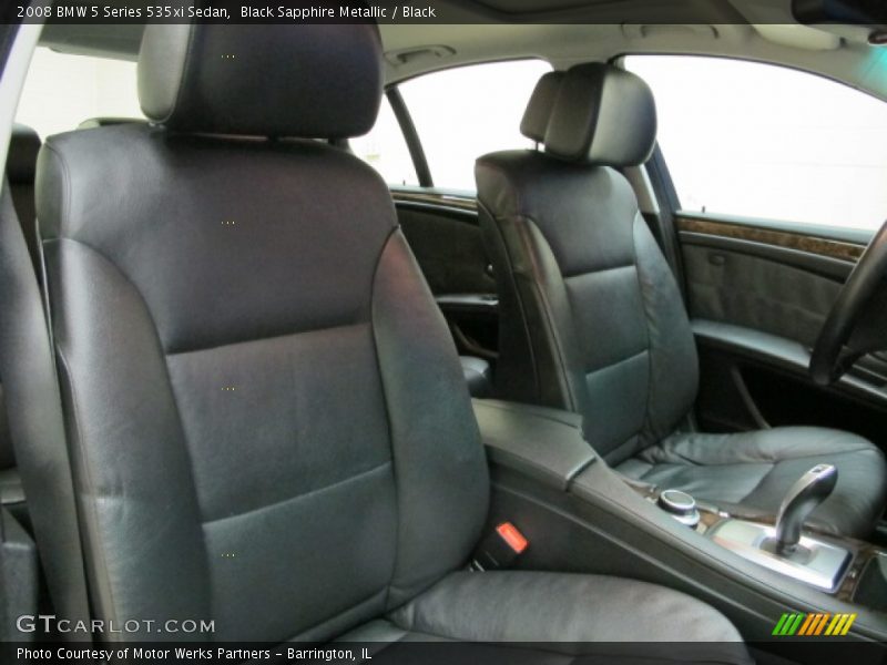 Black Sapphire Metallic / Black 2008 BMW 5 Series 535xi Sedan