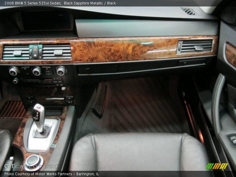 Black Sapphire Metallic / Black 2008 BMW 5 Series 535xi Sedan