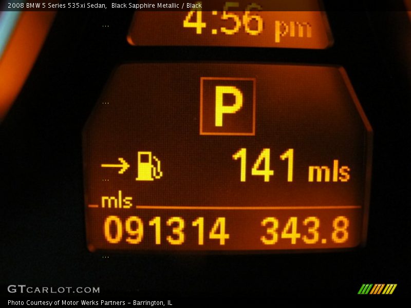 Black Sapphire Metallic / Black 2008 BMW 5 Series 535xi Sedan