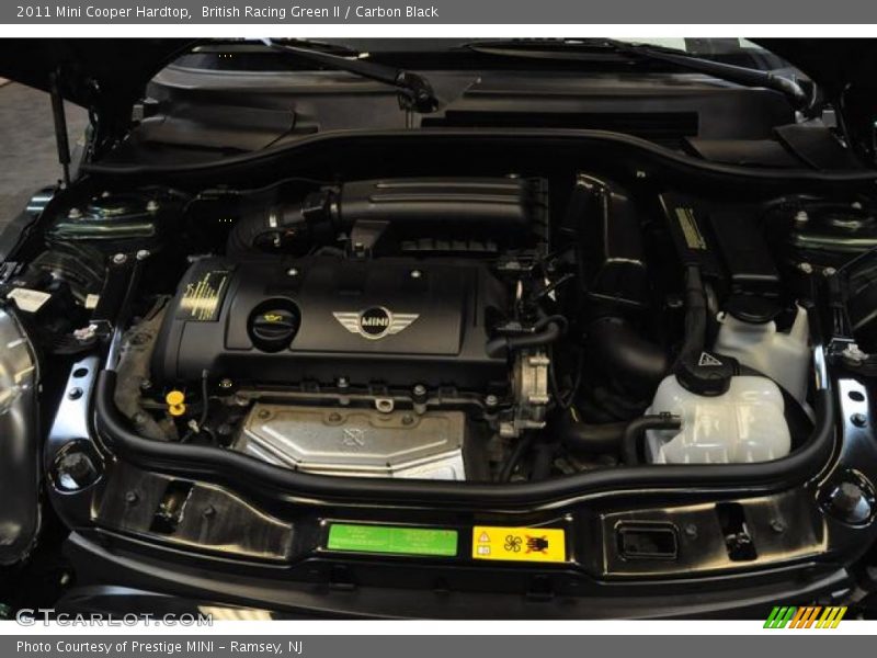 British Racing Green II / Carbon Black 2011 Mini Cooper Hardtop