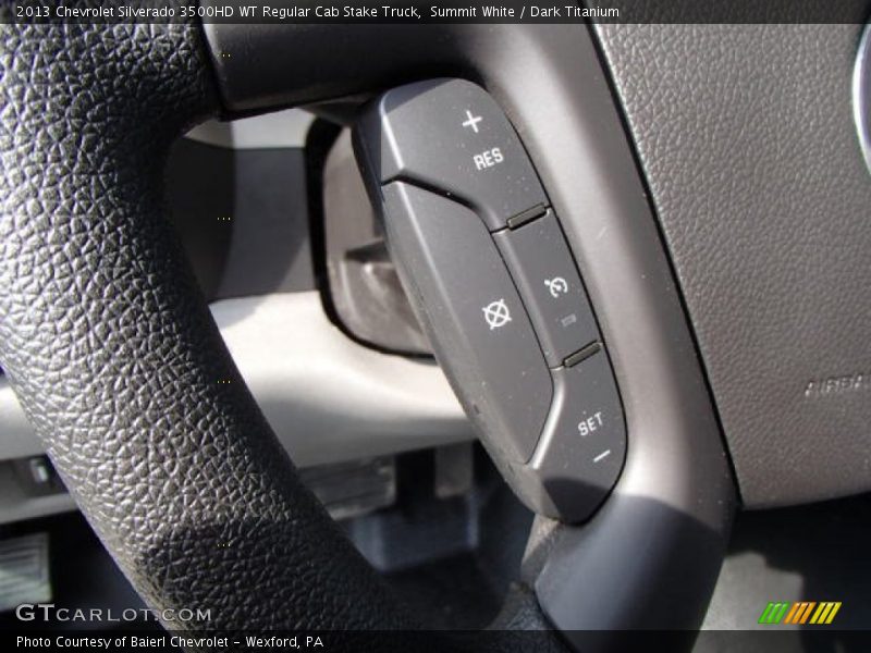 Summit White / Dark Titanium 2013 Chevrolet Silverado 3500HD WT Regular Cab Stake Truck