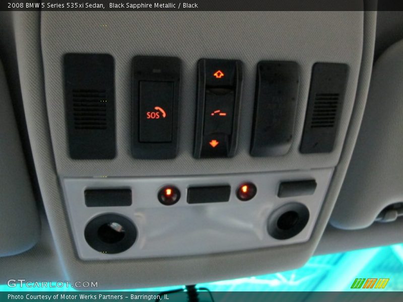 Black Sapphire Metallic / Black 2008 BMW 5 Series 535xi Sedan