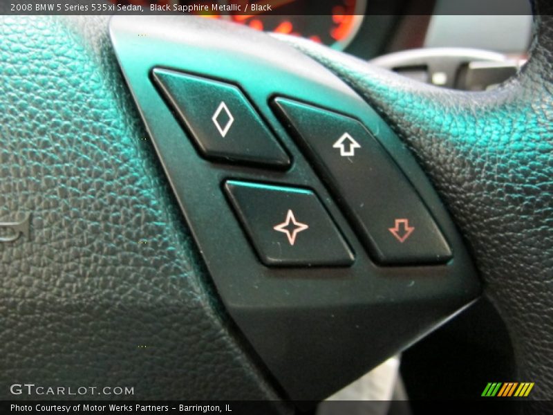 Black Sapphire Metallic / Black 2008 BMW 5 Series 535xi Sedan