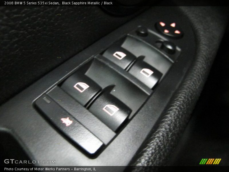 Black Sapphire Metallic / Black 2008 BMW 5 Series 535xi Sedan