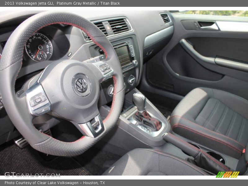 Platinum Gray Metallic / Titan Black 2013 Volkswagen Jetta GLI