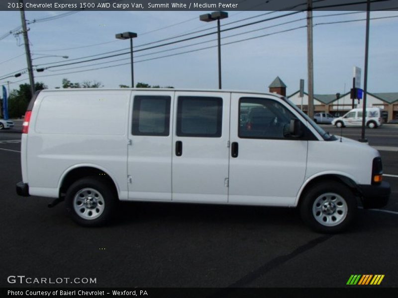  2013 Express 1500 AWD Cargo Van Summit White