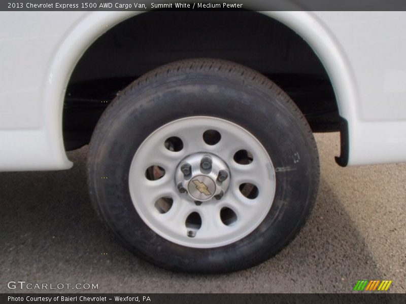 Summit White / Medium Pewter 2013 Chevrolet Express 1500 AWD Cargo Van