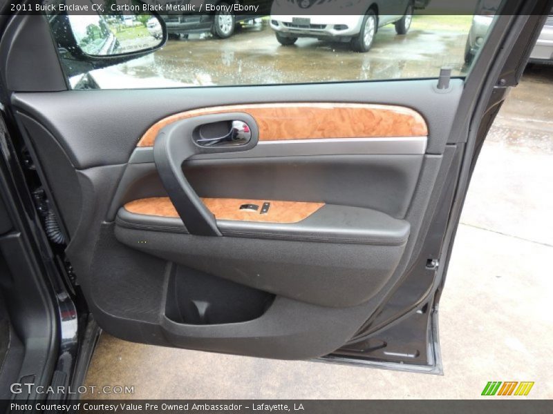 Carbon Black Metallic / Ebony/Ebony 2011 Buick Enclave CX