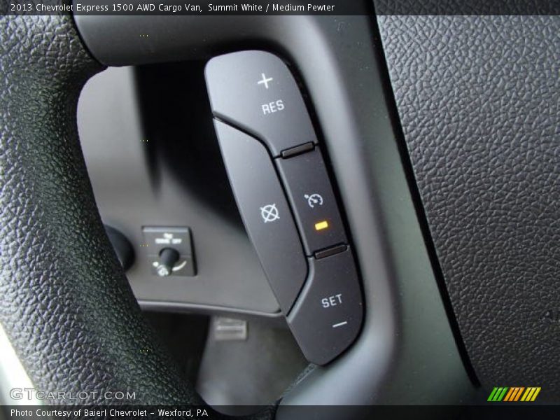 Controls of 2013 Express 1500 AWD Cargo Van