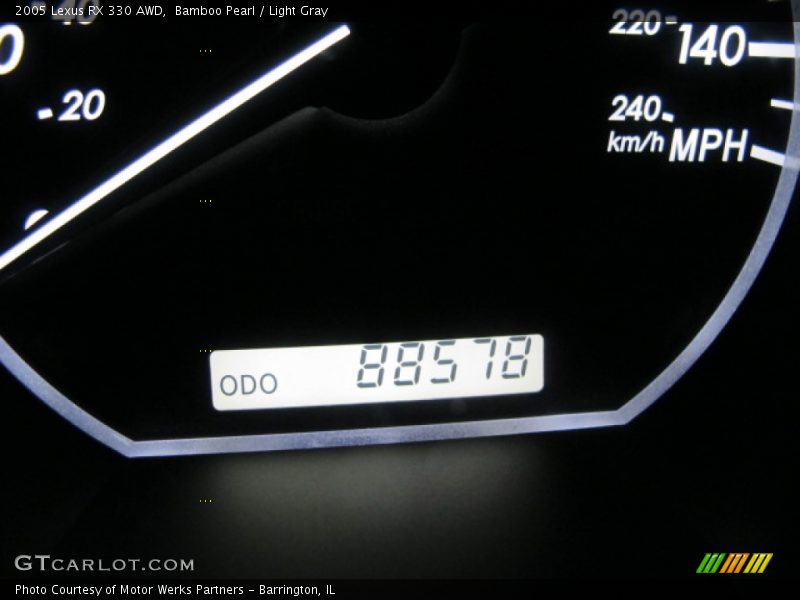 Bamboo Pearl / Light Gray 2005 Lexus RX 330 AWD