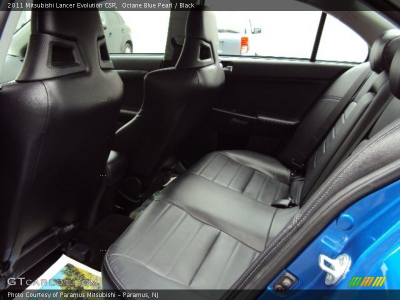Octane Blue Pearl / Black 2011 Mitsubishi Lancer Evolution GSR