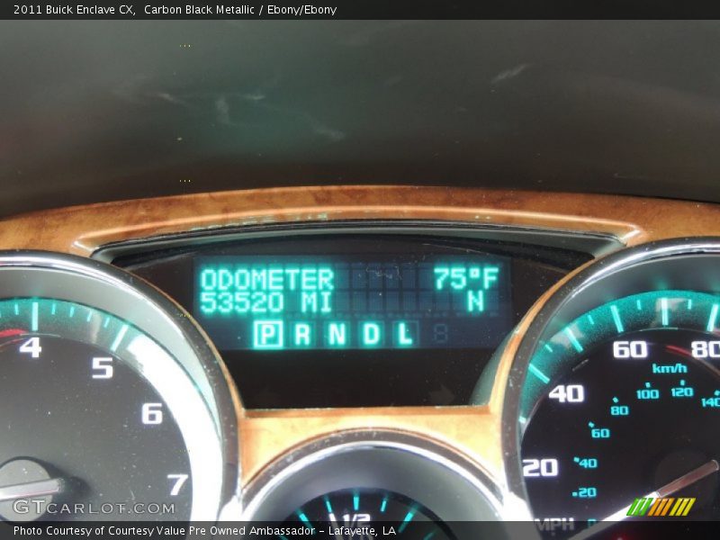 Carbon Black Metallic / Ebony/Ebony 2011 Buick Enclave CX