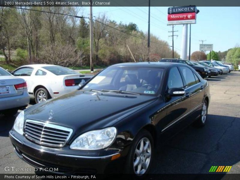 Black / Charcoal 2003 Mercedes-Benz S 500 4Matic Sedan