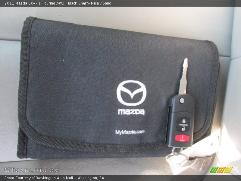 Black Cherry Mica / Sand 2011 Mazda CX-7 s Touring AWD