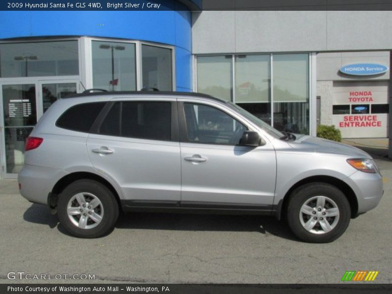 Bright Silver / Gray 2009 Hyundai Santa Fe GLS 4WD