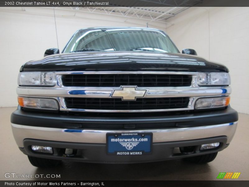 Onyx Black / Tan/Neutral 2002 Chevrolet Tahoe LT 4x4