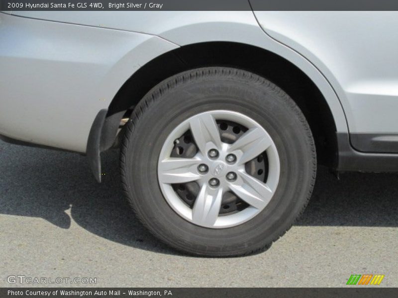 Bright Silver / Gray 2009 Hyundai Santa Fe GLS 4WD