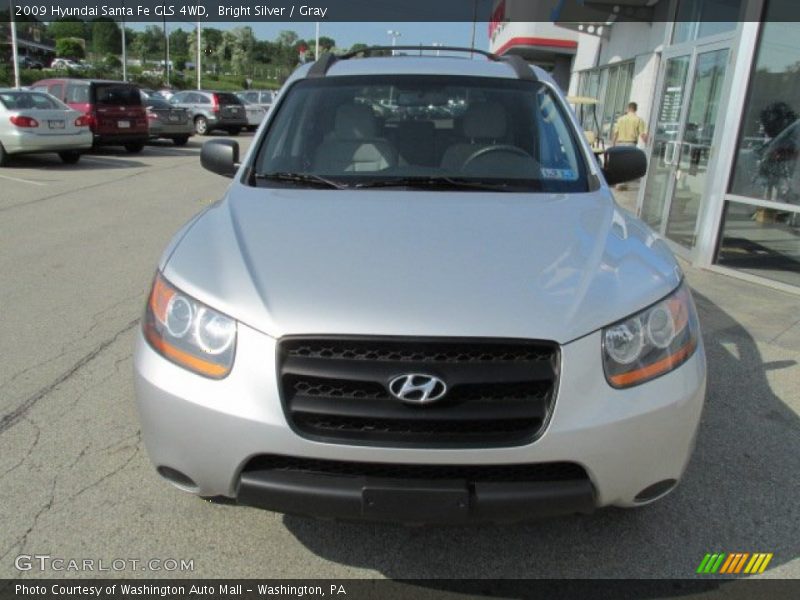Bright Silver / Gray 2009 Hyundai Santa Fe GLS 4WD