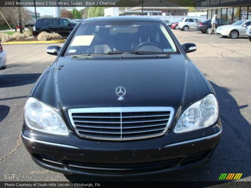 Black / Charcoal 2003 Mercedes-Benz S 500 4Matic Sedan