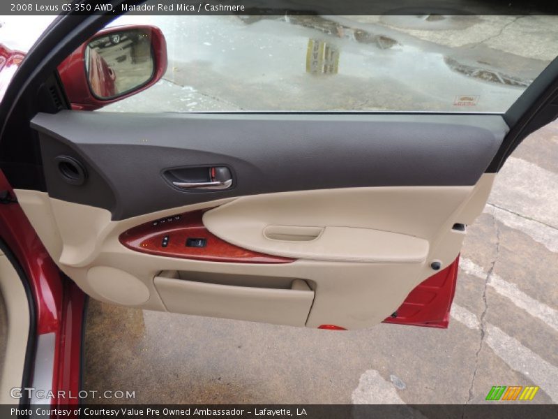 Matador Red Mica / Cashmere 2008 Lexus GS 350 AWD
