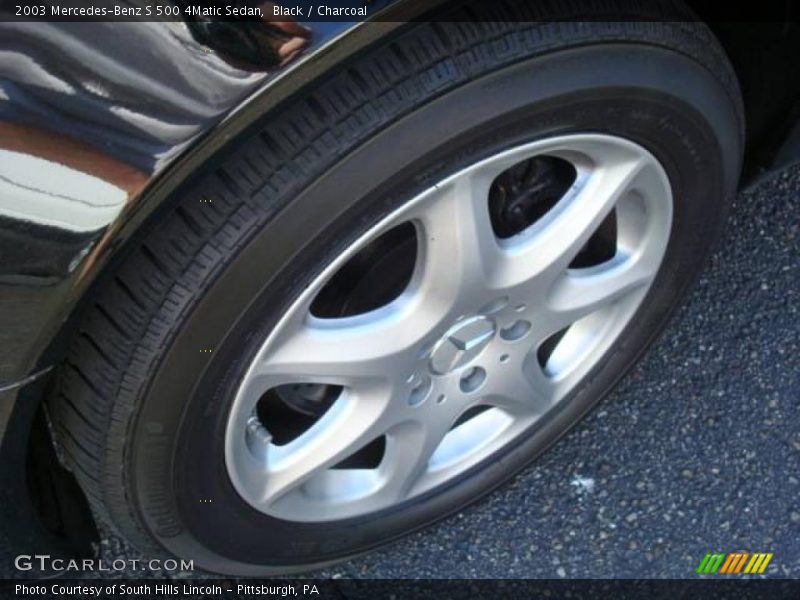 Black / Charcoal 2003 Mercedes-Benz S 500 4Matic Sedan