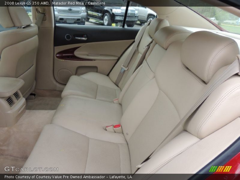 Rear Seat of 2008 GS 350 AWD