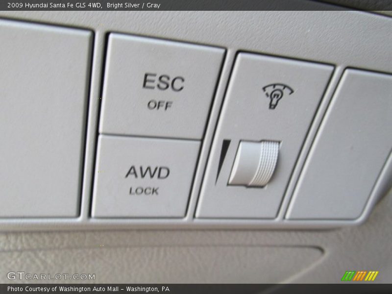 Controls of 2009 Santa Fe GLS 4WD