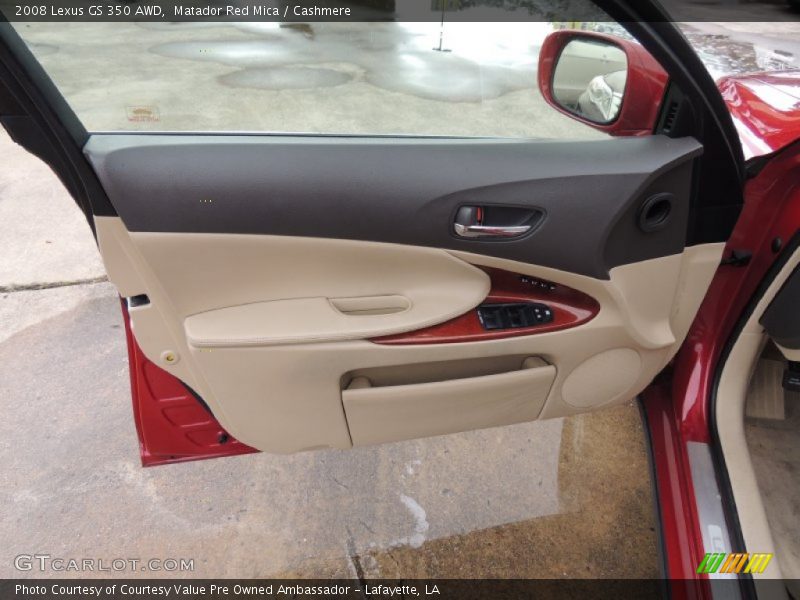 Matador Red Mica / Cashmere 2008 Lexus GS 350 AWD
