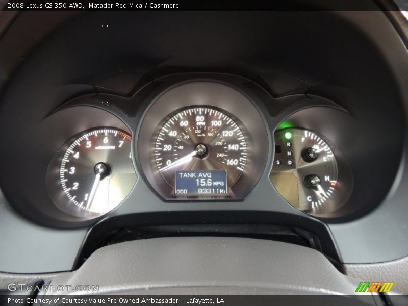  2008 GS 350 AWD 350 AWD Gauges