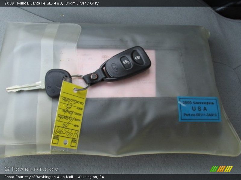 Keys of 2009 Santa Fe GLS 4WD