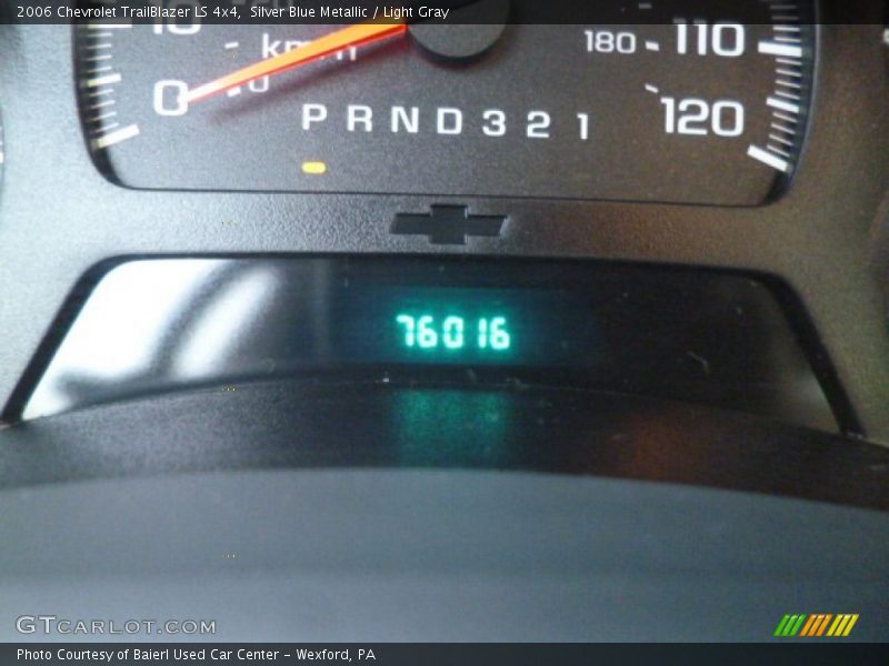 Silver Blue Metallic / Light Gray 2006 Chevrolet TrailBlazer LS 4x4