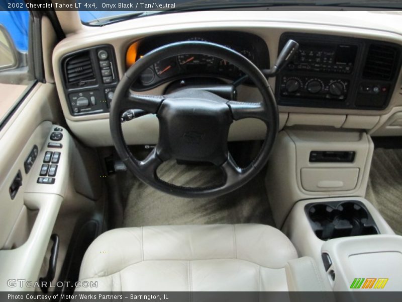 Onyx Black / Tan/Neutral 2002 Chevrolet Tahoe LT 4x4