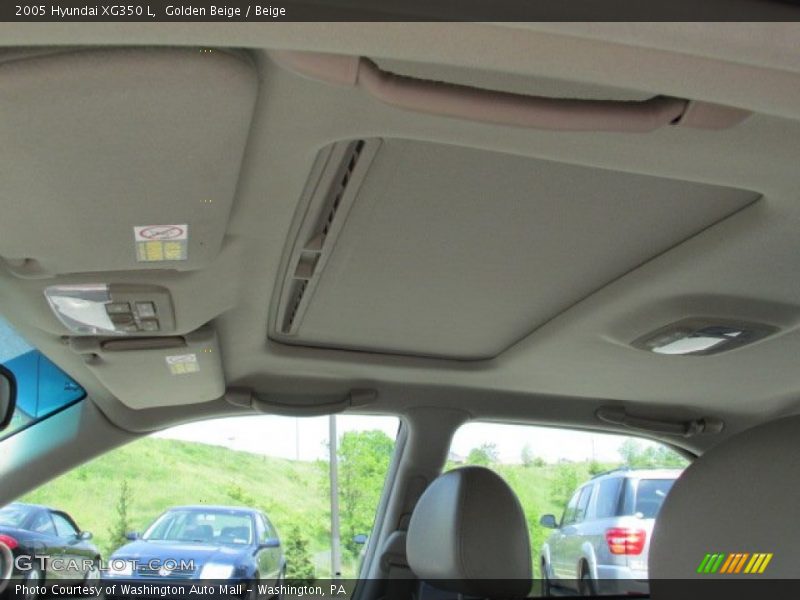 Golden Beige / Beige 2005 Hyundai XG350 L