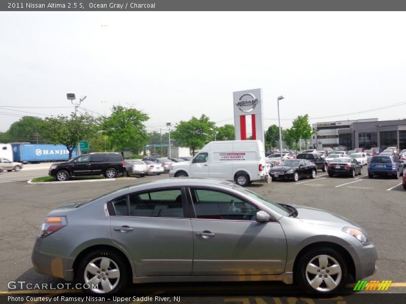 Ocean Gray / Charcoal 2011 Nissan Altima 2.5 S