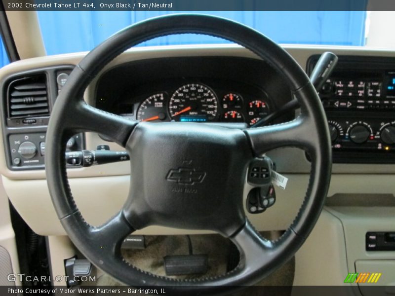Onyx Black / Tan/Neutral 2002 Chevrolet Tahoe LT 4x4