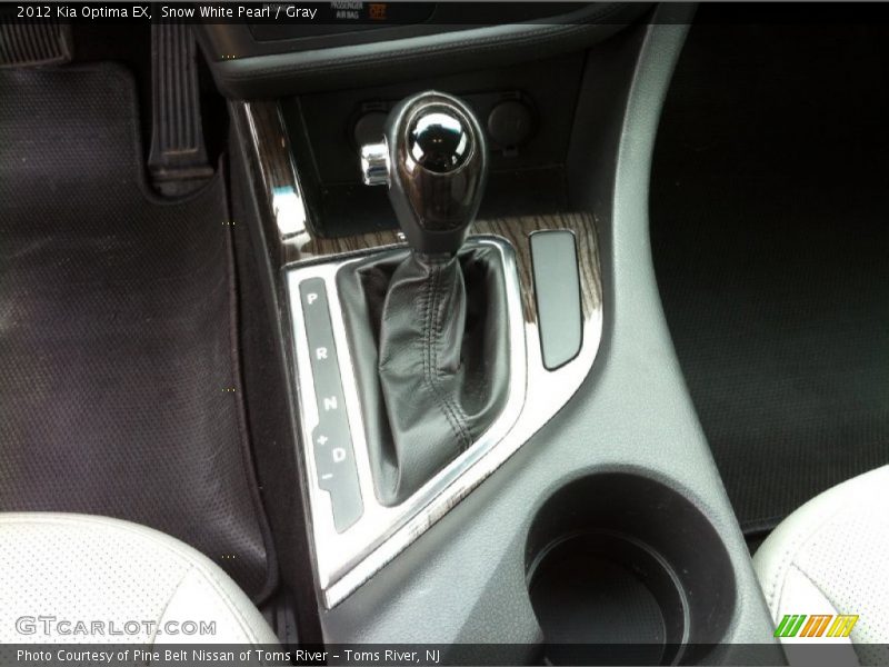 Snow White Pearl / Gray 2012 Kia Optima EX