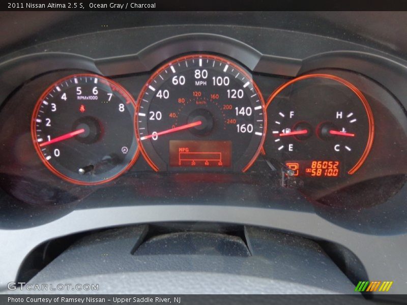 Ocean Gray / Charcoal 2011 Nissan Altima 2.5 S