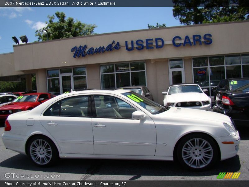 Arctic White / Cashmere 2007 Mercedes-Benz E 350 Sedan
