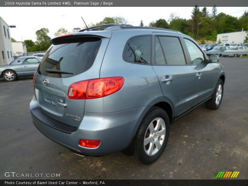  2009 Santa Fe Limited 4WD Platinum Sage