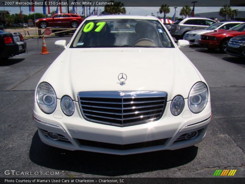 Arctic White / Cashmere 2007 Mercedes-Benz E 350 Sedan