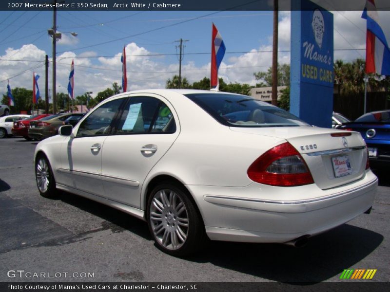 Arctic White / Cashmere 2007 Mercedes-Benz E 350 Sedan