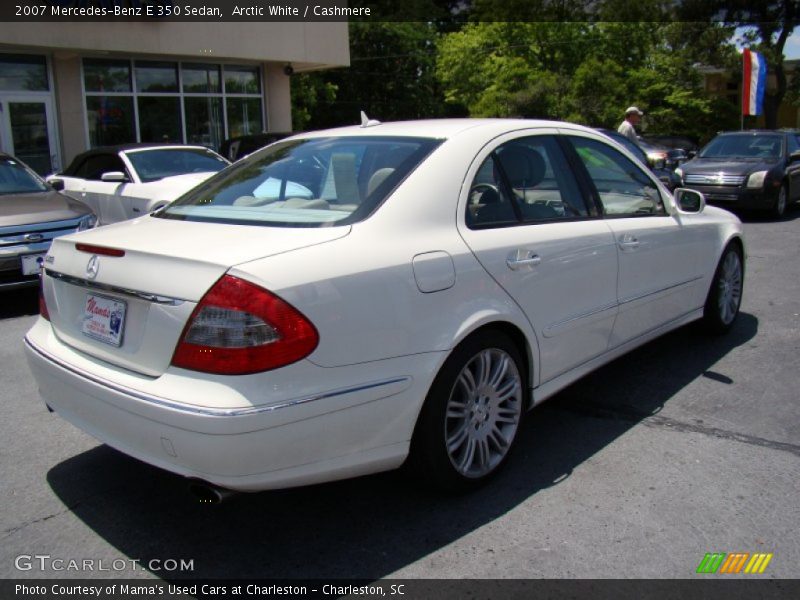 Arctic White / Cashmere 2007 Mercedes-Benz E 350 Sedan