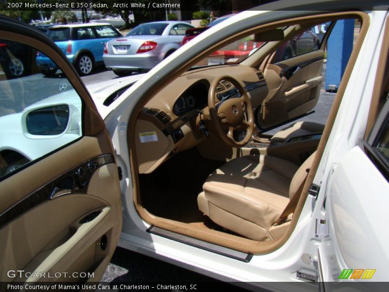 Arctic White / Cashmere 2007 Mercedes-Benz E 350 Sedan